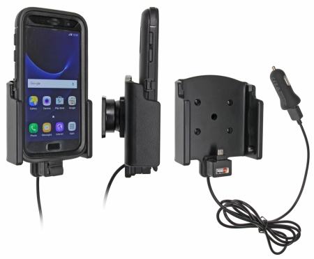 Brodit aktiivinen pidike USB-kaapelilla ja tupakansytyttimen adapterilla, Samsung Galaxy S7  ryhmässä Autohifi / Älypuhelin autossa / Älypuhelimen pidikkeet @ BRL (240521891)