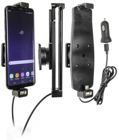 Brodit aktiivinen pidike USB-kaapelilla ja tupakansytyttimen adapterilla, Samsung Galaxy S10+/S8+/S9+ ryhmässä Autohifi / Älypuhelin autossa / Älypuhelimen pidikkeet @ BRL (240521965)