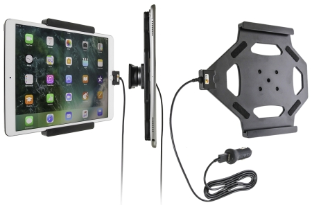Brodit aktiivinen pidike USB-kaapelilla ja tupakansytyttimen adapterilla, Apple iPad Air 2019/Air 3rd Gen (A2123, A2152, A2153, A2154)/Pro 10.5 (A1701, A1709) ryhmässä Uutuudet @ BRL (240521977)