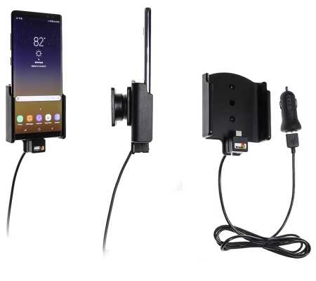 Brodit aktiivinen pidike USB-kaapelilla ja tupakansytyttimen adapterilla, Samsung Galaxy Note 8  ryhmässä Autohifi / Älypuhelin autossa / Älypuhelimen pidikkeet @ BRL (240521999)