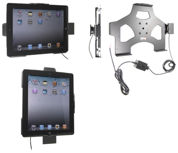 Brodit Aktiv-teline pysyvään asennukseen, Apple iPad 2 (A1395, A1396, A1397)/3rd Gen (A1416, A1430, A1403) ryhmässä Autohifi / Älypuhelin autossa / Älypuhelimen pidikkeet @ BRL (240527244)