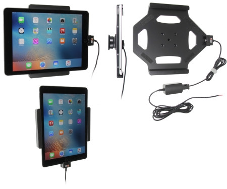 Brodit Aktiivinen pidike pysyvään asennukseen, Apple iPad Air 2 (A1566, A1567)/Pro 9.7 (A1673, A1674, A1675) ryhmässä Autohifi / Älypuhelin autossa / Älypuhelimen pidikkeet @ BRL (240527684)