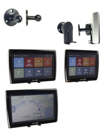 Brodit Kiinnike, Mio Moov Spirit 300 Liikenne/Moov Spirit 500 Liikenne/Moov Spirit V 505 TV/S480/S485 ym. ryhmässä Autohifi / Älypuhelin autossa / Kiinnikkeet ja tarvikkeet @ BRL (240533067)