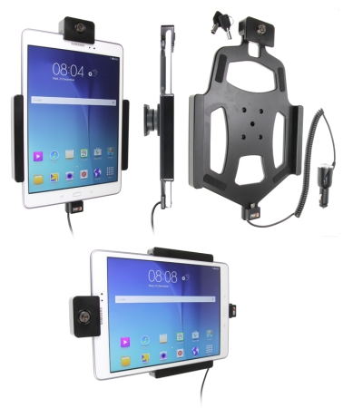 Brodit Kiinnike avaimenlukolla, Samsung Galaxy Tab A 9.7  ryhmässä Autohifi / Älypuhelin autossa / Älypuhelimen pidikkeet @ BRL (240535769)