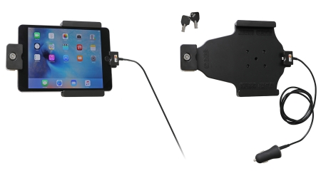 Brodit Kiinnike avaimenlukolla, Apple iPad Mini 2019/4 (A1538, A1550)/5th Gen (A2124, A2125, A2126, A2133) ryhmässä Autohifi / Älypuhelin autossa / Älypuhelimen pidikkeet @ BRL (240535793)