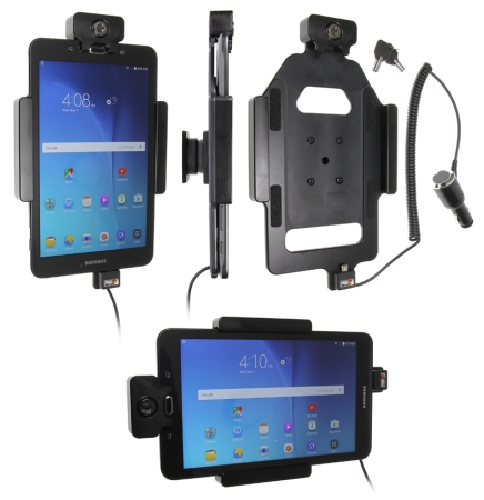 Brodit Kiinnike avaimenlukolla, Samsung Galaxy Tab E 8.0  ryhmässä Autohifi / Älypuhelin autossa / Älypuhelimen pidikkeet @ BRL (240535835)
