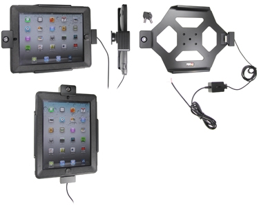 Brodit Kiinnike avaimenlukolla, Apple iPad 3rd Gen (A1416, A1430, A1403)  ryhmässä Autohifi / Älypuhelin autossa / Älypuhelimen pidikkeet @ BRL (240536395)