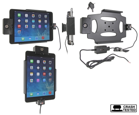 Brodit Kiinnike avaimenlukolla, Apple iPad Mini 2 (A1489, A1490, A1491)/3 (A1599, A1600)/Retina ryhmässä Autohifi / Älypuhelin autossa / Älypuhelimen pidikkeet @ BRL (240536584)