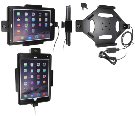 Brodit Teline avainlukolla, Apple iPad Air 2 (A1566, A1567)  ryhmässä Autohifi / Älypuhelin autossa / Älypuhelimen pidikkeet @ BRL (240536759)