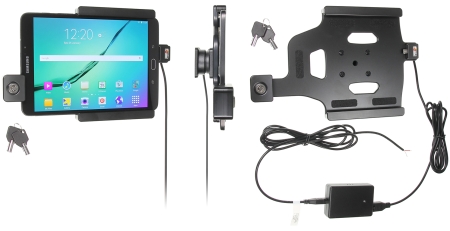 Brodit Kiinnike avaimenlukolla, Samsung Galaxy Tab S2 8.0 SM-T713 /SM-T719  ryhmässä Autohifi / Älypuhelin autossa / Älypuhelimen pidikkeet @ BRL (240536781)