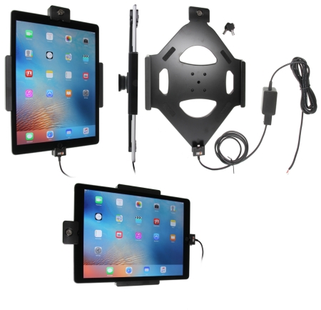 Brodit Kiinnike avaimenlukolla, Apple iPad Pro 12.9 (A1584, A1652, A1670, A1671)  ryhmässä Autohifi / Älypuhelin autossa / Älypuhelimen pidikkeet @ BRL (240536820)