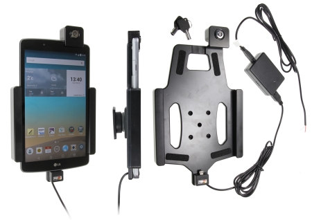 Brodit Kiinnike avainlukolla, LG G Pad F 8.0  ryhmässä Autohifi / Älypuhelin autossa / Älypuhelimen pidikkeet @ BRL (240536822)