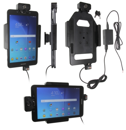Brodit Kiinnike avaimenlukolla, Samsung Galaxy Tab E 8.0  ryhmässä Autohifi / Älypuhelin autossa / Älypuhelimen pidikkeet @ BRL (240536835)