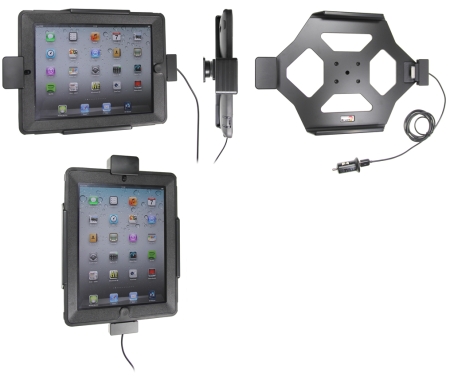 Brodit Kiinnike jousilukituksella, Apple iPad 3rd Gen (A1416, A1430, A1403)  ryhmässä Autohifi / Älypuhelin autossa / Älypuhelimen pidikkeet @ BRL (240546395)