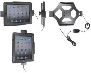 Brodit Telineen jousilukituksella, Apple iPad 3rd Gen (A1416, A1430, A1403)  ryhmässä Autohifi / Älypuhelin autossa / Älypuhelimen pidikkeet @ BRL (240547395)