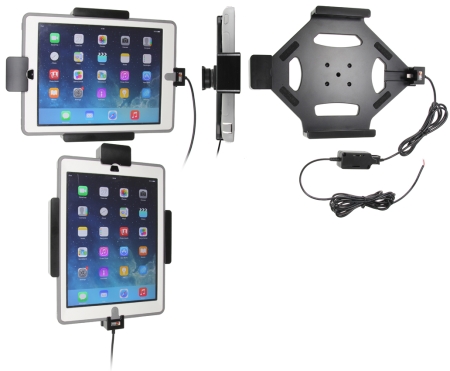 Brodit Kiinnike jousilukituksella, Apple iPad 5th Gen (A1822, A1823)/9.7 6th Gen (A1893, A1954)/9.7 New/Air (A1474, A1475, A1476) ryhmässä Autohifi / Älypuhelin autossa / Älypuhelimen pidikkeet @ BRL (240547600)