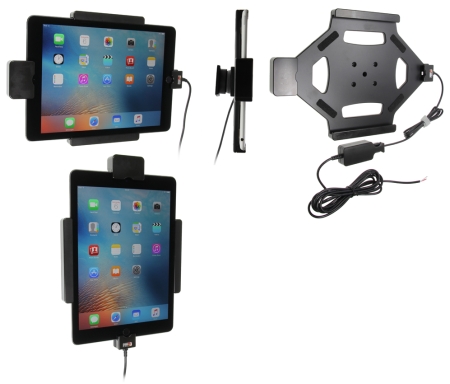Brodit Kiinnike jousilukituksella, Apple iPad Air 2 (A1566, A1567)/Pro 9.7 (A1673, A1674, A1675) ryhmässä Autohifi / Älypuhelin autossa / Älypuhelimen pidikkeet @ BRL (240547684)