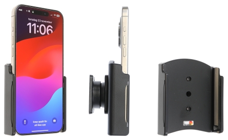 Brodit Passiivinen pidike pallonivelellä, Apple iPhone 15 Pro Max  ryhmässä Autohifi / Älypuhelin autossa / Älypuhelimen pidikkeet @ BRL (240711375)