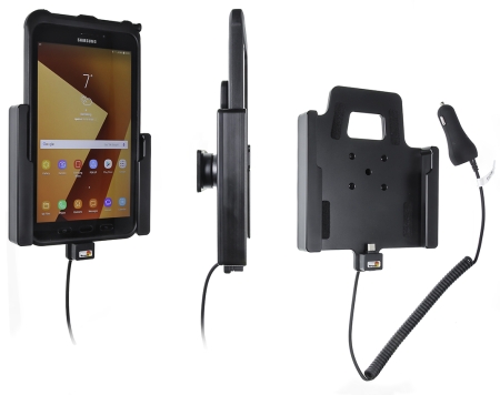 Brodit Aktiivinen pidike tupakansytyttimellä, Samsung Galaxy Tab Active 2 SM-T390/SM-T395/3 SM-T570/SM-T575 ryhmässä Autohifi / Älypuhelin autossa / Älypuhelimen pidikkeet @ BRL (240712002)