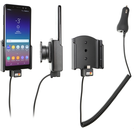 Brodit Aktiivinen pidike tupakansytyttimellä, Samsung Galaxy A8 (2018)  ryhmässä Autohifi / Älypuhelin autossa / Älypuhelimen pidikkeet @ BRL (240712035)