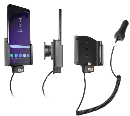 Brodit aktiivinen pidike tupakansytyttimellä, Samsung Galaxy S9+  ryhmässä Autohifi / Älypuhelin autossa / Älypuhelimen pidikkeet @ BRL (240712039)