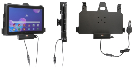 Brodit Aktiv-teline tupakansytyttimellä, Samsung Galaxy Tab Active Pro T540/T545/T547/T547U  ryhmässä Autohifi / Älypuhelin autossa / Älypuhelimen pidikkeet @ BRL (240712149)