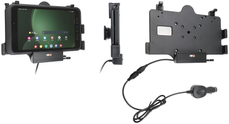 Brodit Aktiv pidike tupakansytyttimellä, Samsung Galaxy Tab Active 3 SM-T570/SM-T575/5 SM-X300/SM-X306B ryhmässä Autohifi / Älypuhelin autossa / Älypuhelimen pidikkeet @ BRL (240712387)