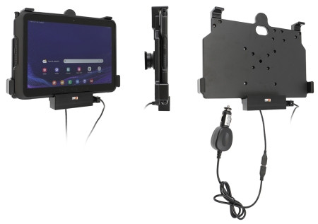 Brodit Aktiv-teline tupakansytyttimellä, Samsung Galaxy Tab Active 5 Pro SM-X356B  ryhmässä Autohifi / Älypuhelin autossa / Älypuhelimen pidikkeet @ BRL (240712435)