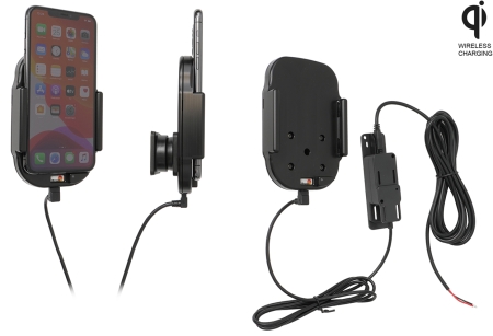 Brodit Qi langaton aktiivinen pidike kiinteään asennukseen, Apple iPhone 11 Pro Max  ryhmässä Autohifi / Älypuhelin autossa / Älypuhelimen pidikkeet @ BRL (240719164)