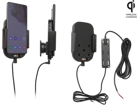 Brodit Qi langaton aktiivinen pidike pysyvään asennukseen, Samsung Galaxy S20 Plus 5G (SM-G986B/SM-G986F)  ryhmässä Autohifi / Älypuhelin autossa / Älypuhelimen pidikkeet @ BRL (240719191)