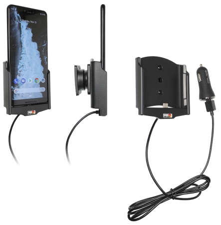 Brodit aktiivinen pidike USB-kaapelilla ja tupakansytyttimen adapterilla, Google Pixel 3 XL  ryhmässä Autohifi / Älypuhelin autossa / Älypuhelimen pidikkeet @ BRL (240721089)