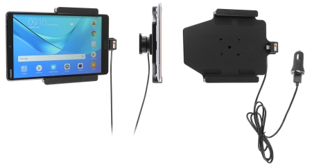 Brodit Aktiivinen pidike USB-kaapelilla ja tupakansytyttimen adapterilla, Huawei MediaPad M5 8.4  ryhmässä Autohifi / Älypuhelin autossa / Älypuhelimen pidikkeet @ BRL (240721114)