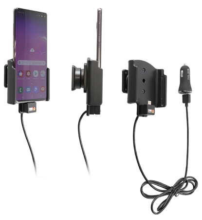 Brodit aktiivinen pidike USB-kaapelilla ja tupakansytyttimen adapterilla, Samsung Galaxy S10+  ryhmässä Autohifi / Älypuhelin autossa / Älypuhelimen pidikkeet @ BRL (240721116)