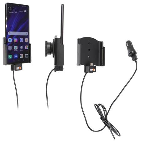 Brodit aktiivinen pidike USB-kaapelilla ja tupakansytyttimen adapterilla, Huawei P30 Pro  ryhmässä Autohifi / Älypuhelin autossa / Älypuhelimen pidikkeet @ BRL (240721121)
