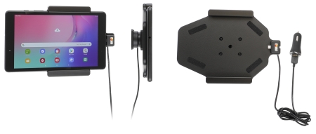 Brodit aktiivinen pidike USB-kaapelilla ja tupakansytyttimen adapterilla, Samsung Galaxy Tab A 8.0 (2019 SM-T290/SM-T295)  ryhmässä Autohifi / Älypuhelin autossa / Älypuhelimen pidikkeet @ BRL (240721162)