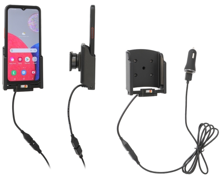 Brodit Aktiivinen pidike USB-kaapelilla ja tupakansytyttimen adapterilla, Samsung Galaxy Xcover 6 Pro  ryhmässä Uutuudet @ BRL (240721314)