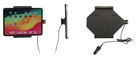Brodit Aktiivinen pidike USB-kaapelilla ja tupakansytyttimen adapterilla, Apple iPad Pro 11 2024 (A2836, A2837, A3006)  ryhmässä Autohifi / Älypuhelin autossa / Älypuhelimen pidikkeet @ BRL (240721409)