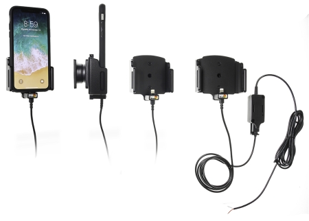 Brodit Aktiv-teline pysyvään kiinnitykseen, Apple iPhone 11/11 Pro/X/XR/Xs ryhmässä Autohifi / Älypuhelin autossa / Älypuhelimen pidikkeet @ BRL (240727013)