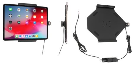 Brodit Aktiv-teline pysyvään asennukseen, Apple iPad Air 13 2024  (A2898, A2899, A2900)/Air 13 2025 M3 (A3268, A3268, A2371)/Pro 12,9 2018 (A1876, A1895, A1983, A2014)/Pro 12.9 2020 (A2069, A2232, A2229)/Pro 12.9 5th Gen 2021 (A2378, A2379, A2461)/Pro 12. ryhmässä Autohifi / Älypuhelin autossa / Älypuhelimen pidikkeet @ BRL (240727095)