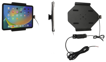 Brodit Aktiivinen pidike pysyvään asennukseen, Apple iPad 10th Gen (A2696, A2757, A2777)/2025 A16 (A3354, A3355, A3356) ryhmässä Autohifi / Älypuhelin autossa / Älypuhelimen pidikkeet @ BRL (240727339)