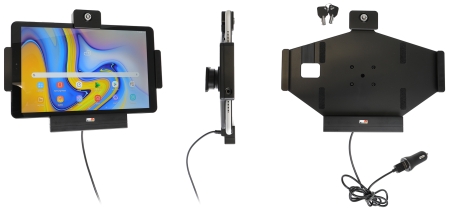 Brodit Kiinnike avaimenlukolla, Samsung Galaxy Tab A 10.5 SM-T590/SM-T595  ryhmässä Autohifi / Älypuhelin autossa / Älypuhelimen pidikkeet @ BRL (240735079)