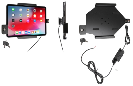 Brodit Kiinnike avaimenlukolla, Apple iPad Air 11 (A2902, A2903, A2904)/Air 11 2025 M3 (A3266, A3267, A2370)/Air 4th Gen (A2072, A2316, A2324, A2325)/Air 5th Gen (A2588, A2589, A2591)/Pro 11 2018 (A1980, A2013, A1934, A1979)/Pro 11 2020 2nd Generation  (A ryhmässä Autohifi / Älypuhelin autossa / Älypuhelimen pidikkeet @ BRL (240736094)