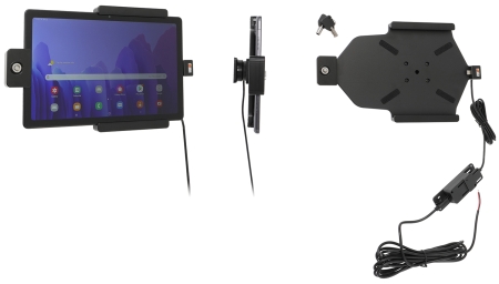 Brodit Kiinnike avainlukolla, Samsung Galaxy Tab A7 10.4 (2020) SM-T500/SM-T505  ryhmässä Autohifi / Älypuhelin autossa / Älypuhelimen pidikkeet @ BRL (240736229)