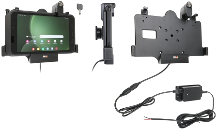Brodit Kiinnike avainlukolla, Samsung Galaxy Tab Active 3 SM-T570/SM-T575/5 SM-X300/SM-X306B ryhmässä Autohifi / Älypuhelin autossa / Älypuhelimen pidikkeet @ BRL (240736386)