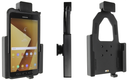 Brodit Kiinnike jousilukituksella, Samsung Galaxy Tab Active 2 SM-T390/SM-T395/3 SM-T570/SM-T575/5 SM-X300/SM-X306B ryhmässä Autohifi / Älypuhelin autossa / Älypuhelimen pidikkeet @ BRL (240741003)