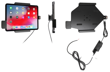 Brodit Kiinnike jousilukituksella, Apple iPad Air 11 (A2902, A2903, A2904)/Air 11 2025 M3 (A3266, A3267, A2370)/Air 4th Gen (A2072, A2316, A2324, A2325)/Air 5th Gen (A2588, A2589, A2591)/Pro 11 2018 (A1980, A2013, A1934, A1979)/Pro 11 2020 2nd Generation  ryhmässä Autohifi / Älypuhelin autossa / Älypuhelimen pidikkeet @ BRL (240747094)