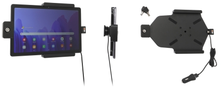 Brodit Kiinnitin avaimenlukolla, Samsung Galaxy Tab A7 10.4 (2020) SM-T500/SM-T505  ryhmässä Autohifi / Älypuhelin autossa / Älypuhelimen pidikkeet @ BRL (240752229)