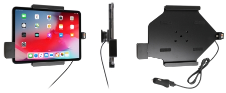 Brodit Kiinnike jousilukituksella, Apple iPad Air 11 (A2902, A2903, A2904)/Air 11 2025 M3 (A3266, A3267, A2370)/Air 4th Gen (A2072, A2316, A2324, A2325)/Air 5th Gen (A2588, A2589, A2591)/Pro 11 2018 (A1980, A2013, A1934, A1979)/Pro 11 2020 2nd Generation  ryhmässä Autohifi / Älypuhelin autossa / Älypuhelimen pidikkeet @ BRL (240753094)