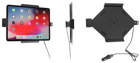 Brodit Telineen jousilukituksella, Apple iPad Air 13 2024  (A2898, A2899, A2900)/Air 13 2025 M3 (A3268, A3268, A2371)/Pro 12,9 2018 (A1876, A1895, A1983, A2014)/Pro 12.9 2020 (A2069, A2232, A2229)/Pro 12.9 5th Gen 2021 (A2378, A2379, A2461)/Pro 12.9 6th G ryhmässä Autohifi / Älypuhelin autossa / Älypuhelimen pidikkeet @ BRL (240753095)