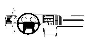 Volvo 440/460 89-96, Vänster ryhmässä Autohifi / Mikä sopii autooni / Volvo / Volvo 440/460/480 @ BRL (240802033)